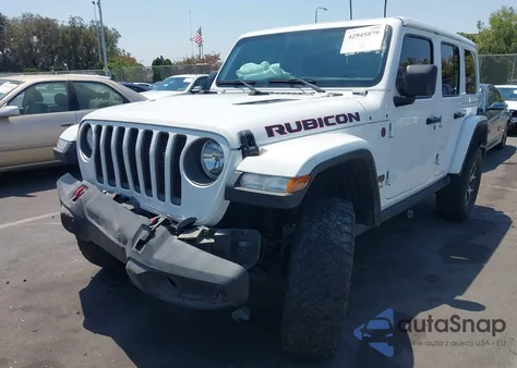 2021 Jeep Wrangler Unlimited Rubicon 4X4 из США, поврежденный, VIN 1C4HJXFGXMW841582